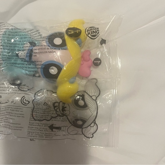 Powerpuff Girls Bubbles Cartoon Network Burger King Kids Meal Toy - Picture 3 of 3